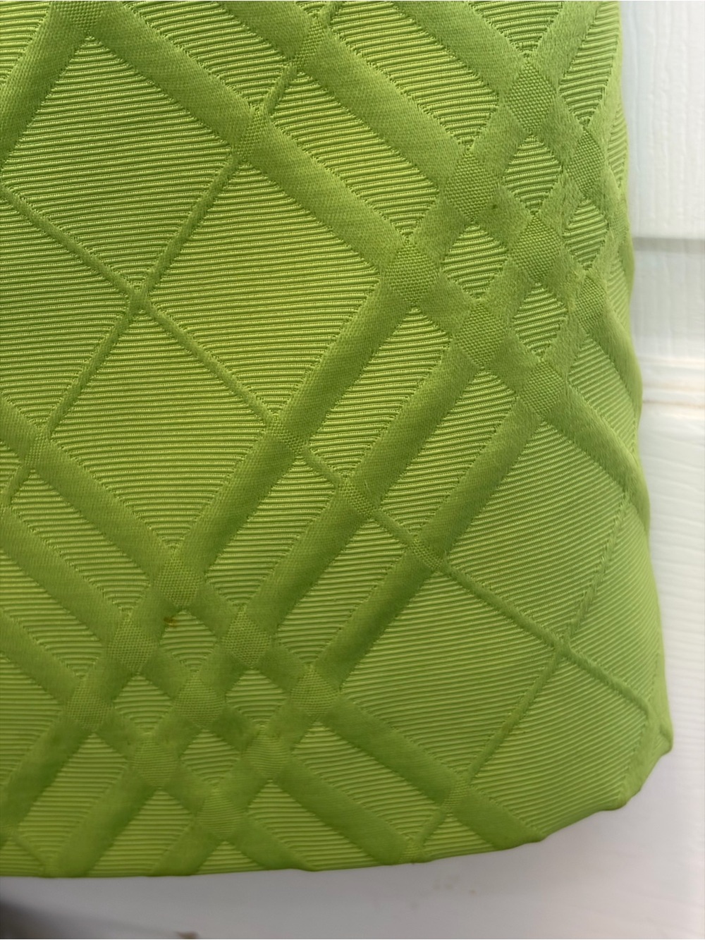 Vtg Jones New York Lime Green Sleeveless Shift Dress 12 flaws - Picture 6 of 12